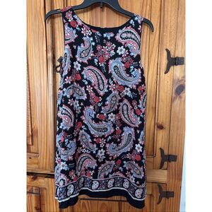 J. Jill Paisley Print Split Back Dress